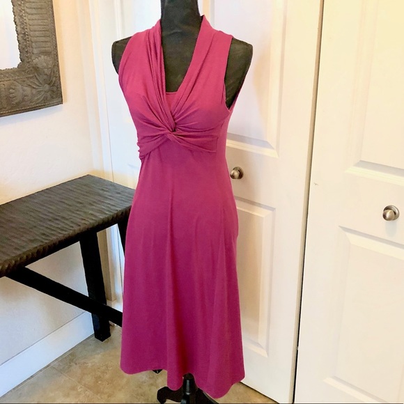 MaxMara Sleeveless Mid-Length Knit Dress | Pink - Picture 2 of 6